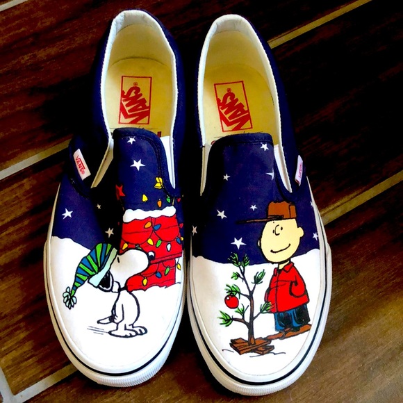 vans peanuts christmas
